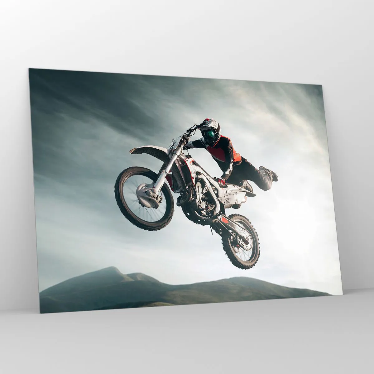 Glass picture - No Risk, No Fun - 100x70 cm