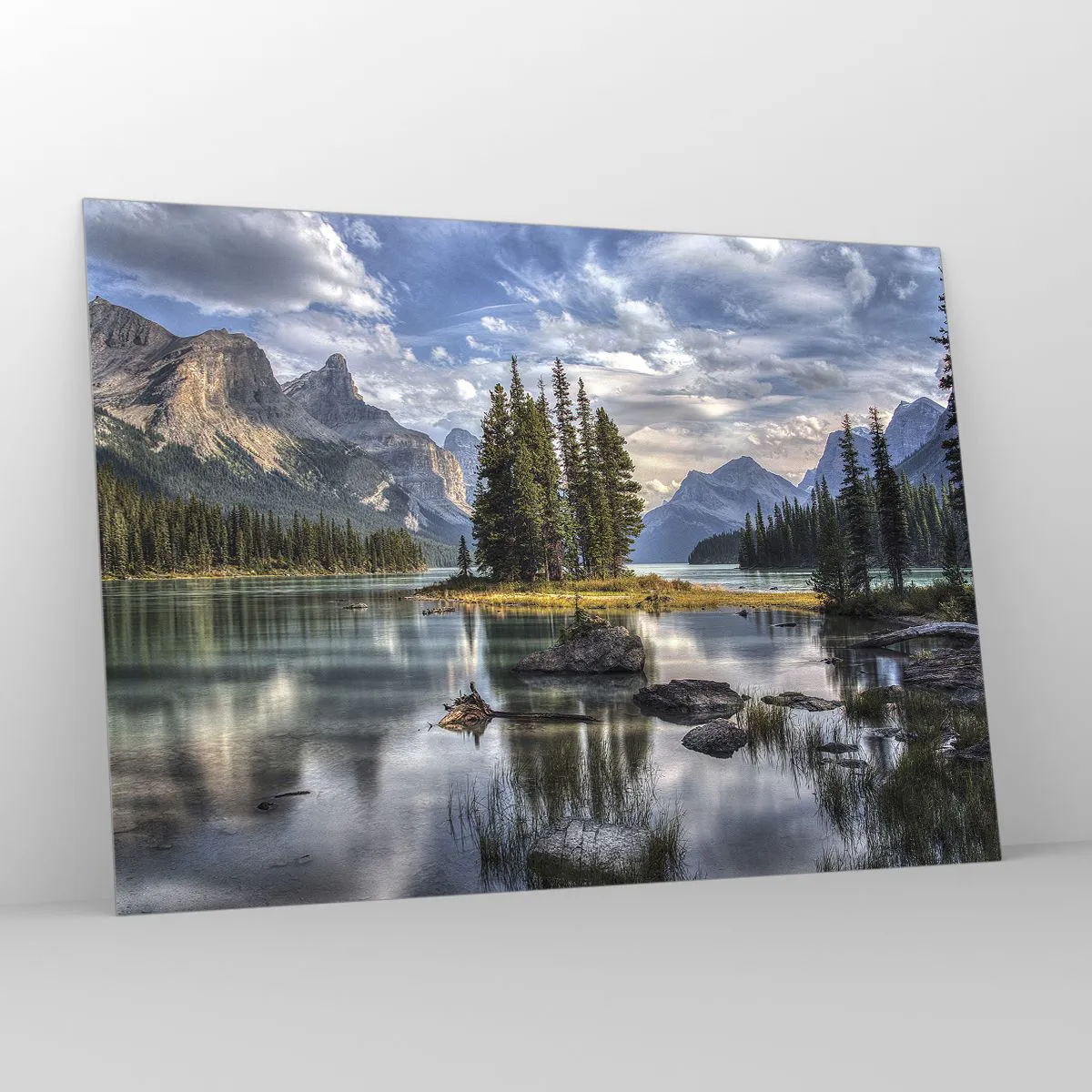 Obraz na skle - U velké a čisté vody… - 100x70 cm