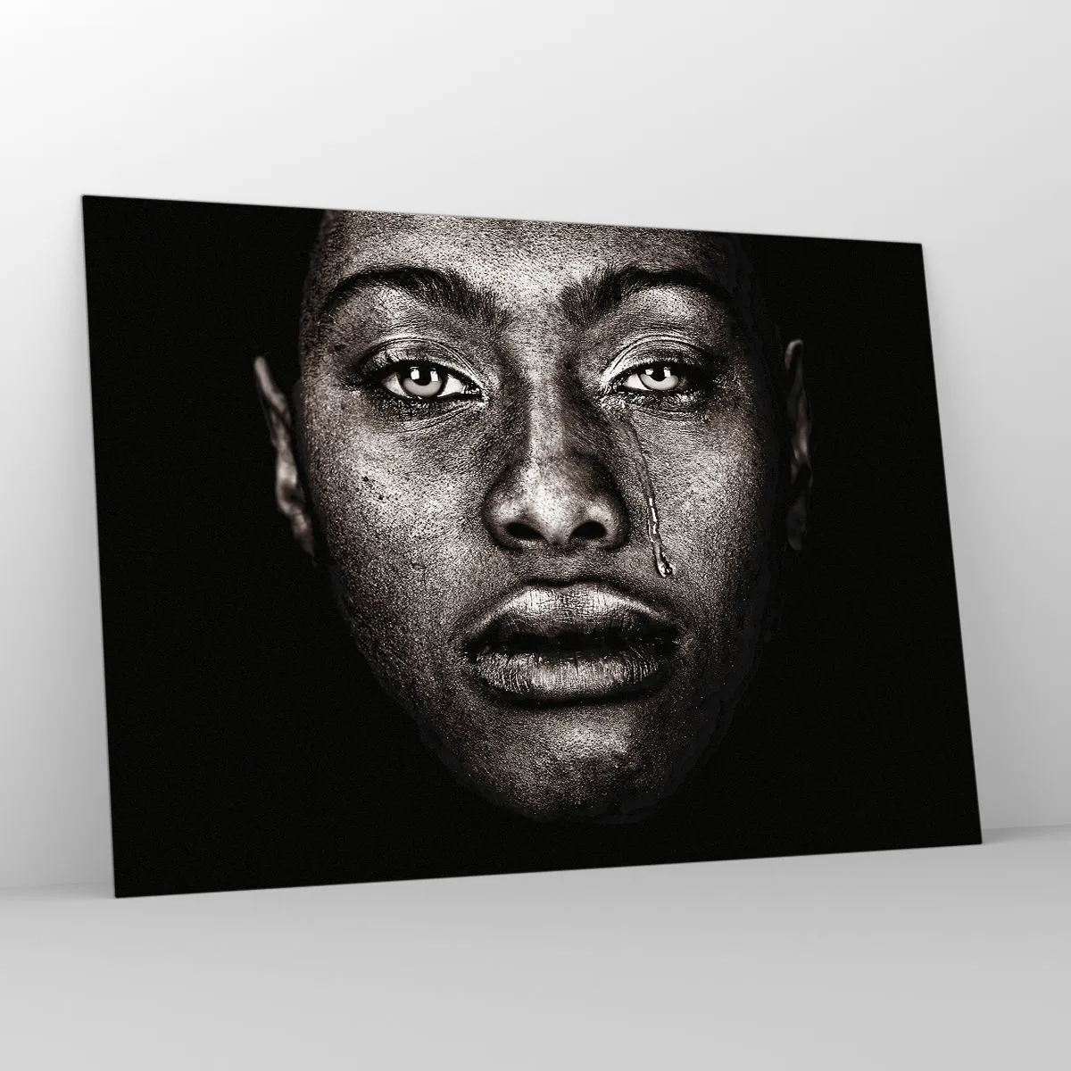 Üveg kép - Egy könnycsepp - 100x70 cm