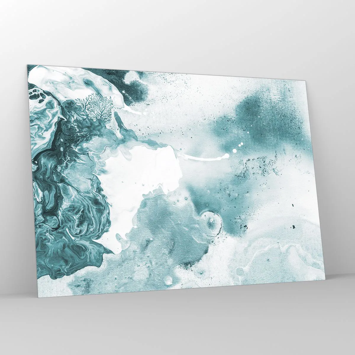 Glass picture - Lakes of Blue - 100x70 cm