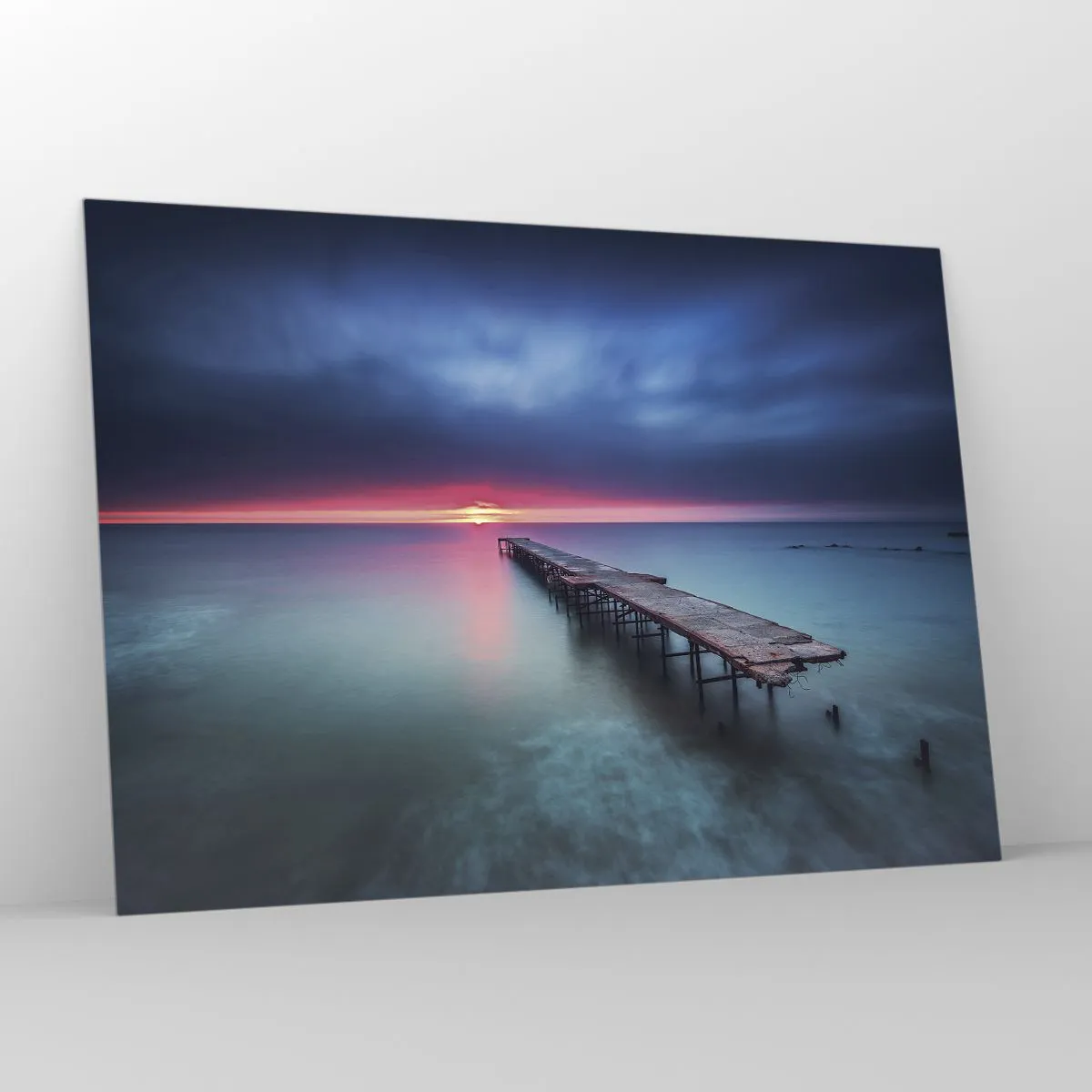 Schilderen op glas - Tussen hemel en aarde - 100x70 cm