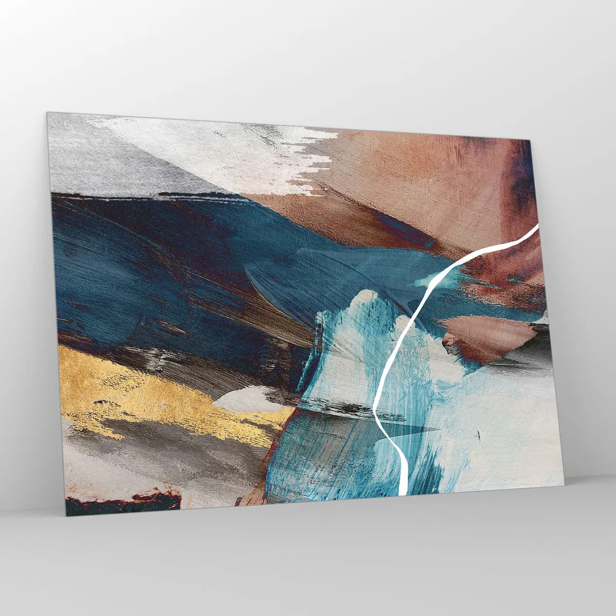 Obraz na skle - Na plno a s energií - 100x70 cm