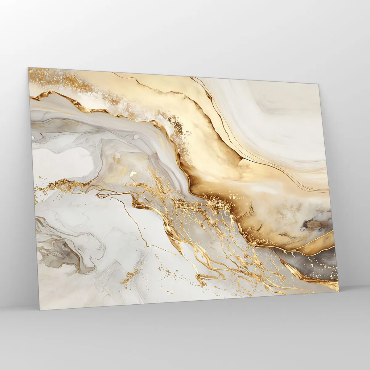 Üveg kép - Absztrakció: szépség és jóság - 100x70 cm