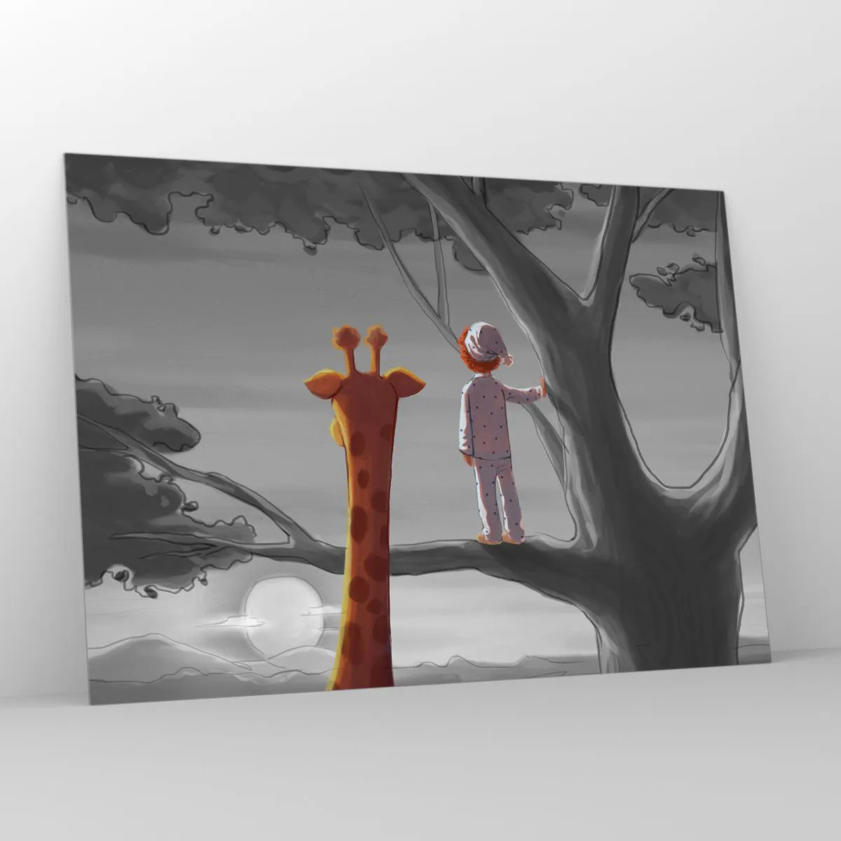 Tablou pe sticlă - Acest lucru se întâmplă cu adevărat - 100x70 cm