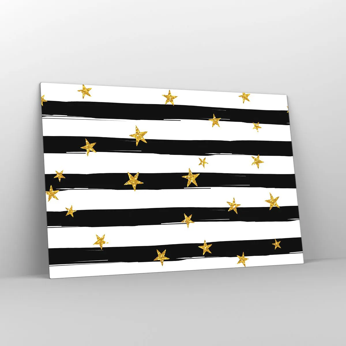 Schilderen op glas - We zijn allemaal geboren onder een gelukkige ster - 120x80 cm