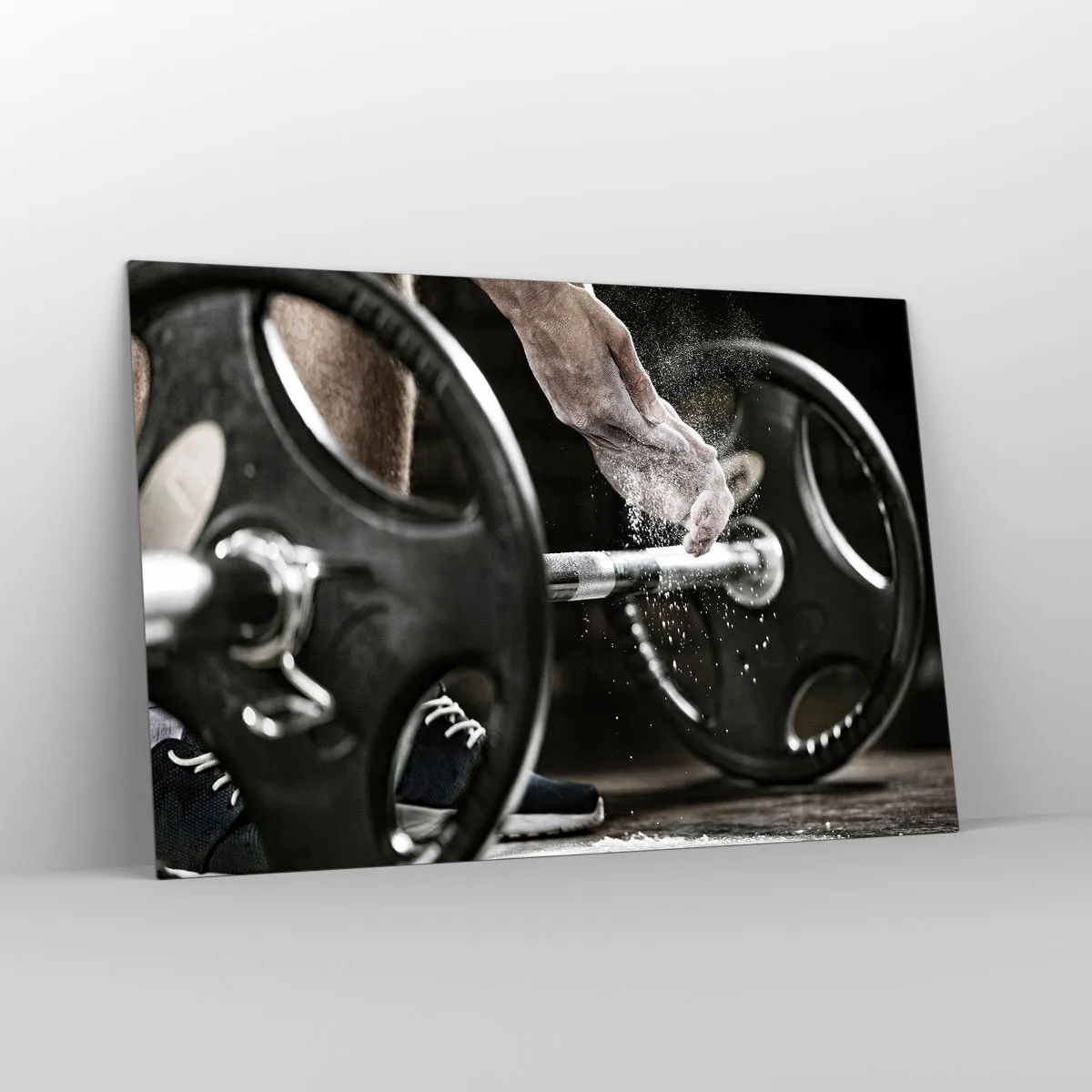 Glass picture - Challenge Accepted! - 120x80 cm