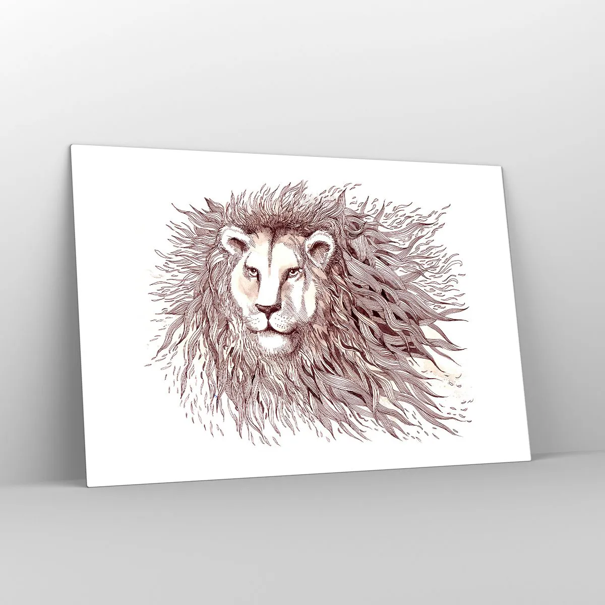 Tablou pe sticlă - Împăratul flamboaiant - 120x80 cm