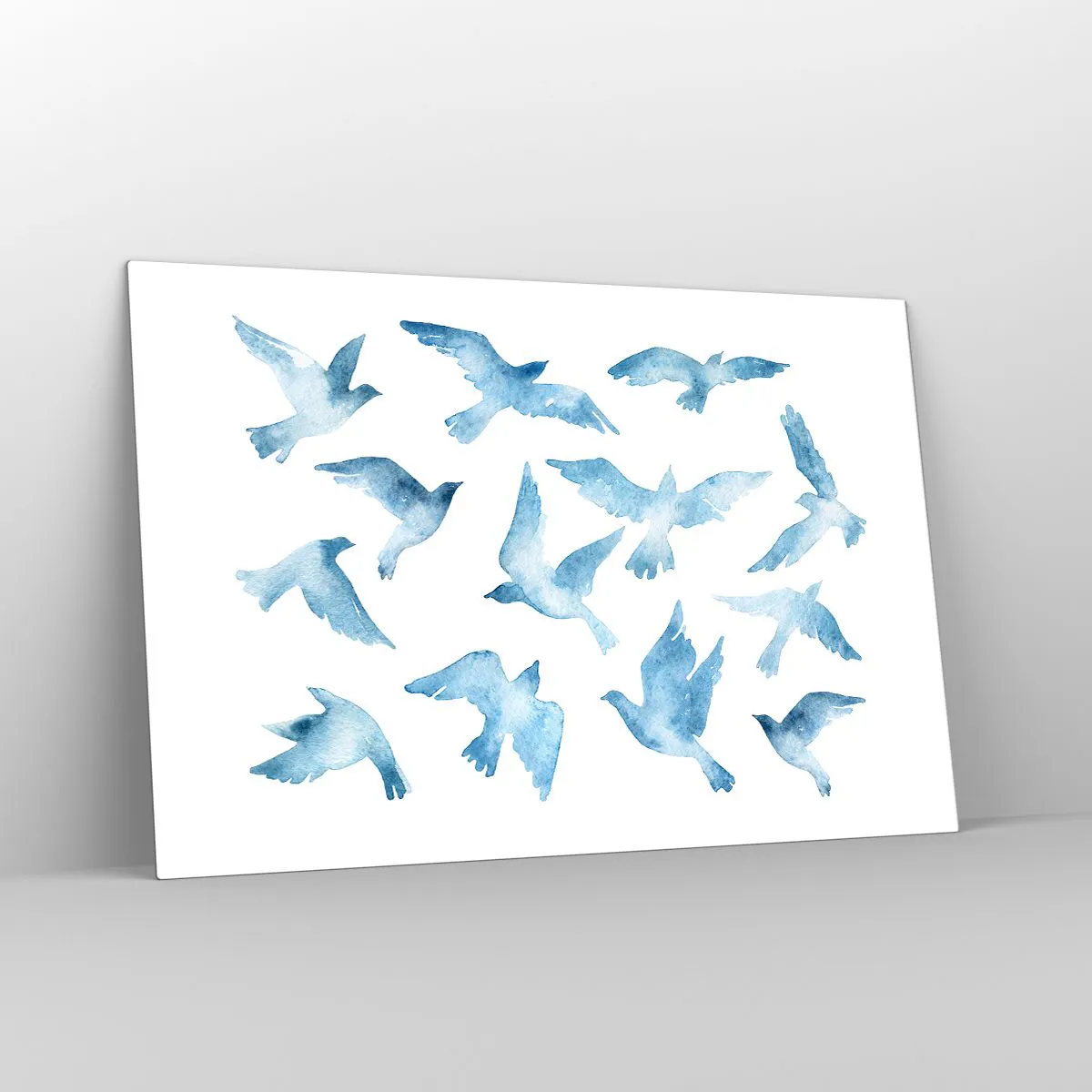 Obraz na skle - Nebeští ptáci - 120x80 cm