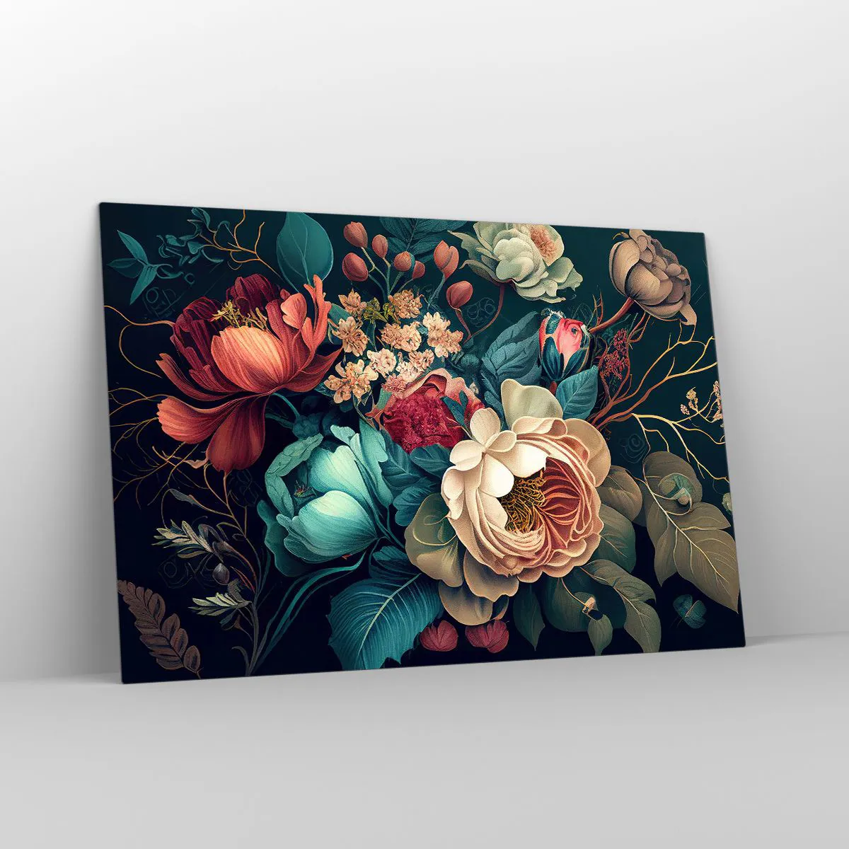 Obraz na skle - Půvab 19. století - 120x80 cm