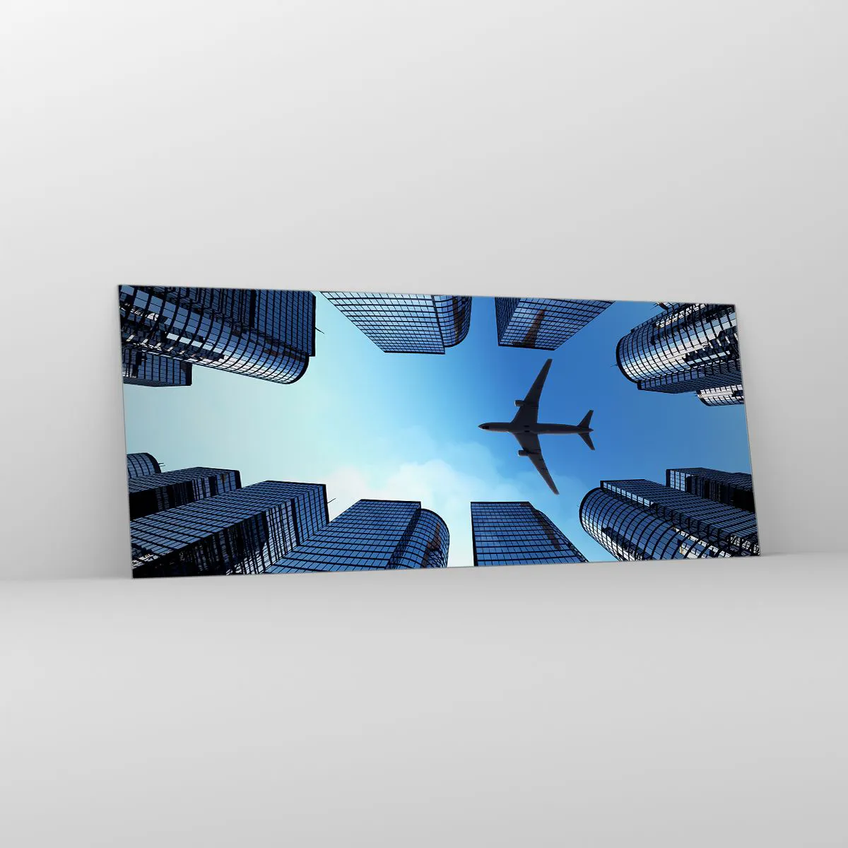 Impression sur verre - Image sur verre - La vue depuis le ravin de verre - 100x40 cm