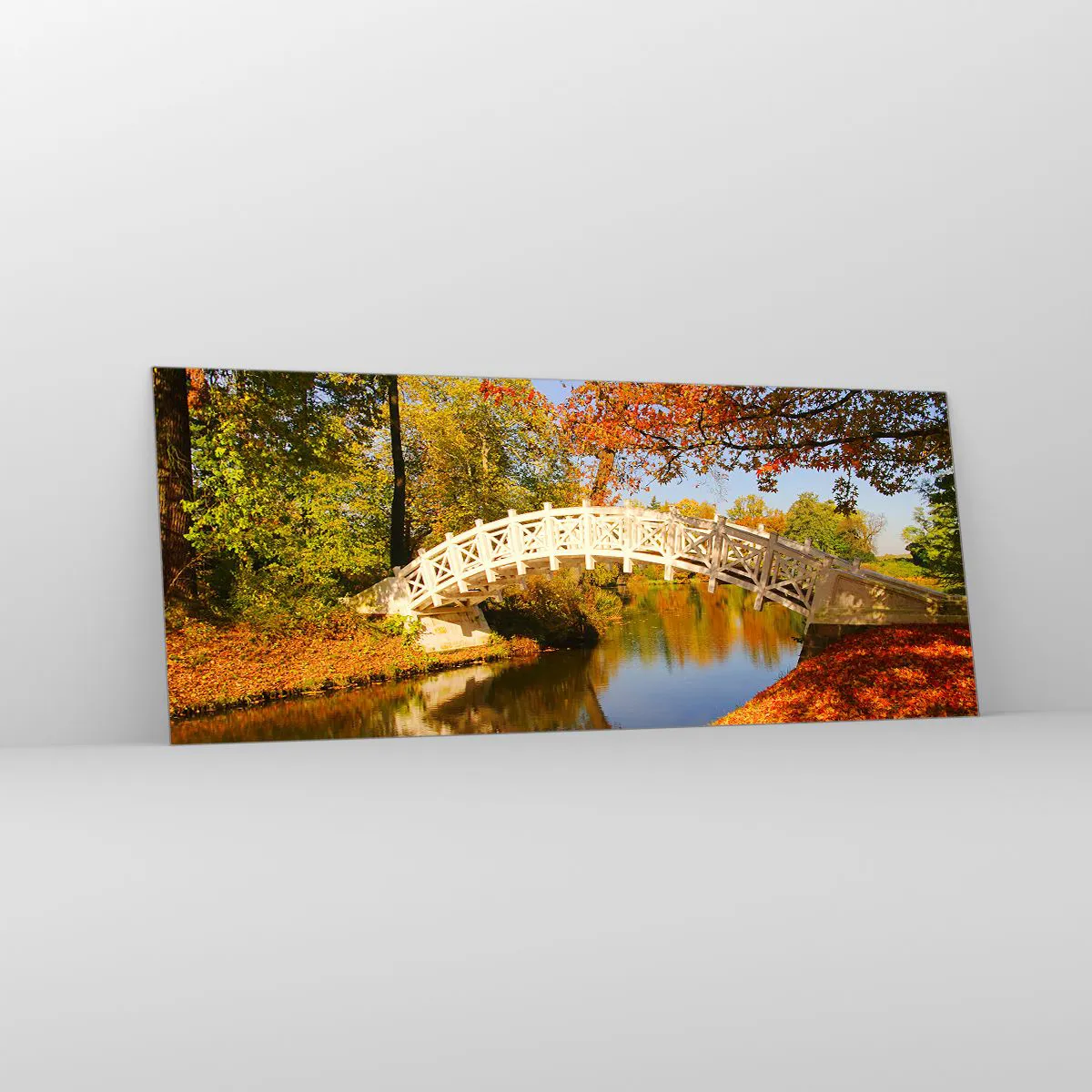 Impression sur verre - Image sur verre - Sur le pont blanc des soupirs - 100x40 cm