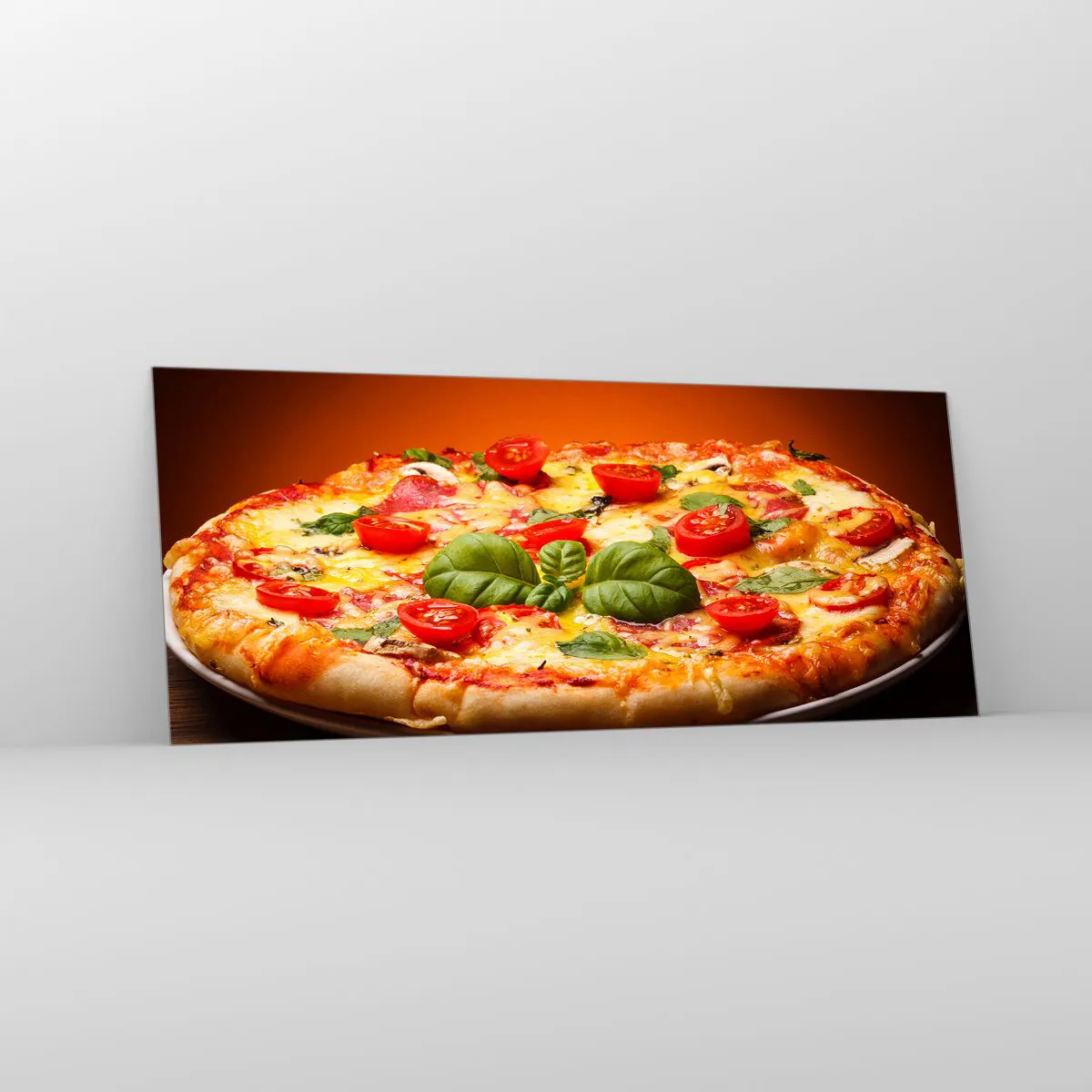 Quadro em vidro - Mamma mia! - 100x40 cm