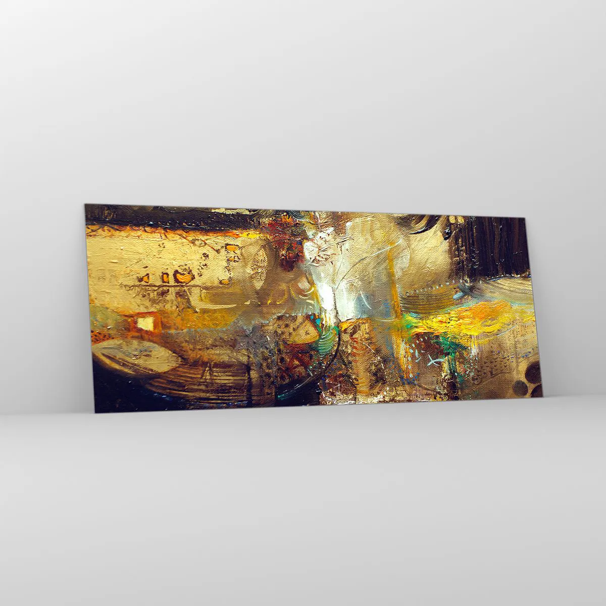 Glasbild - Bild auf glas - Kalt, wärmer, heiß - 100x40 cm