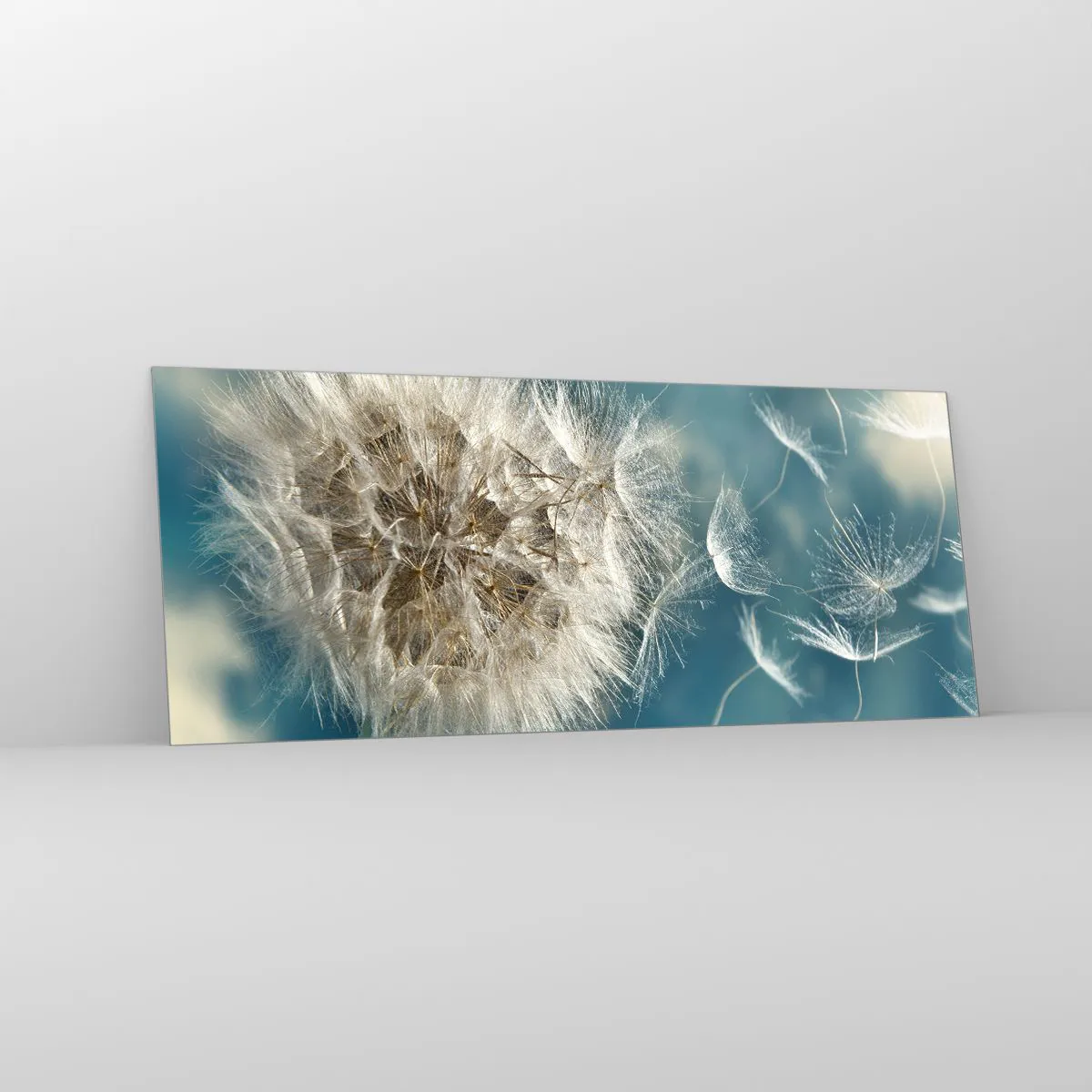 Quadro em vidro - Respiração de um anjo - 100x40 cm