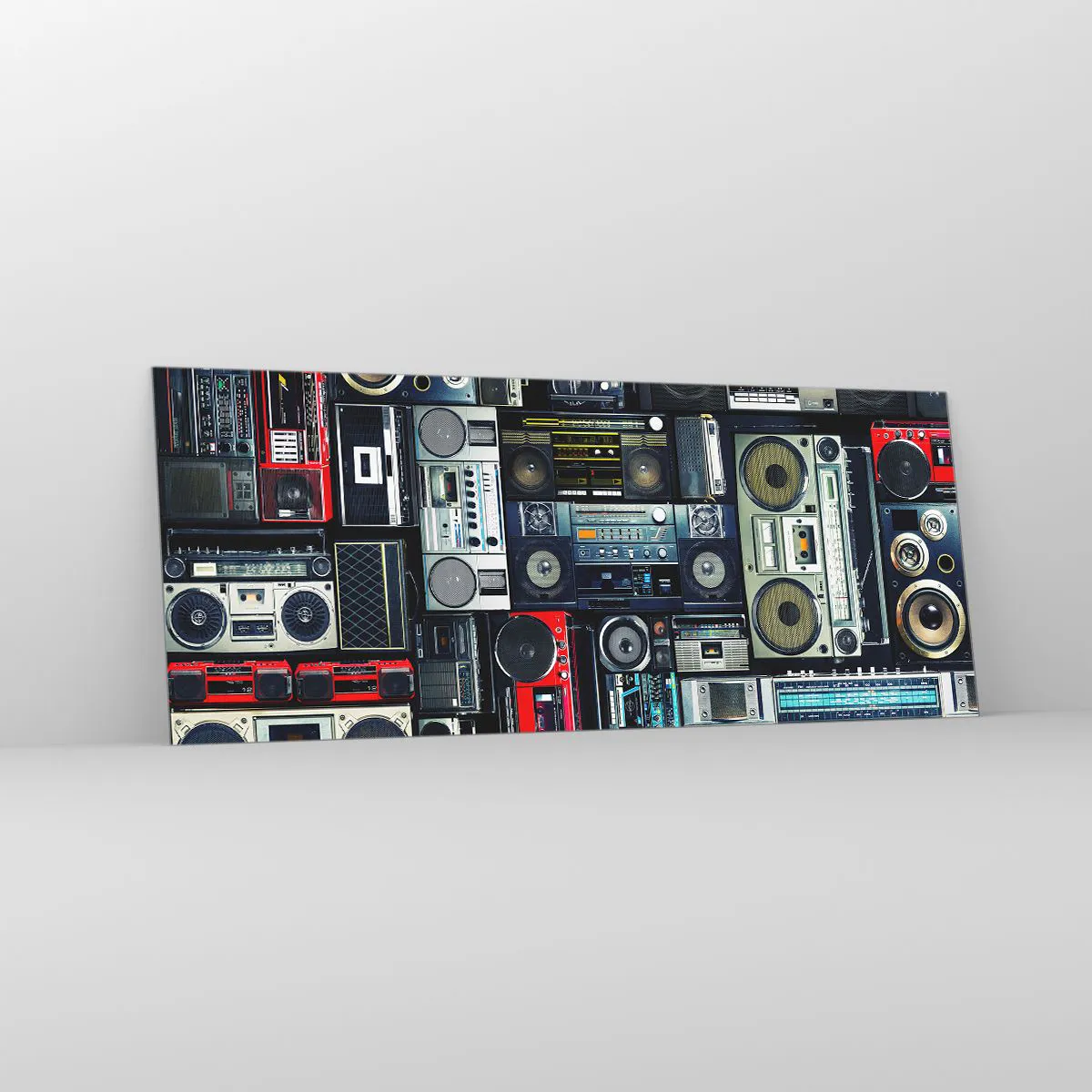 Obraz na skle - Túžba po 80. rokoch - 100x40 cm