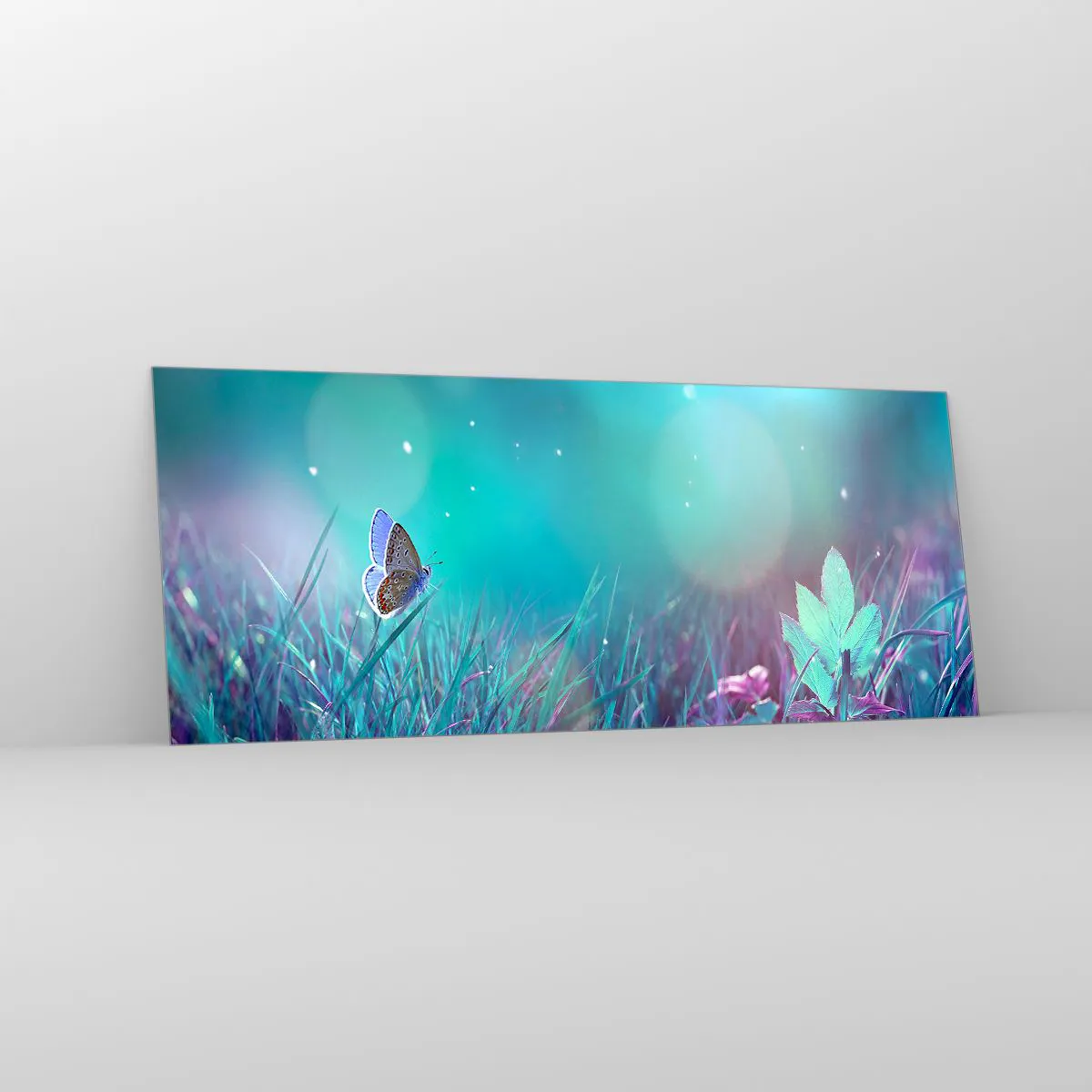 Obraz na szkle - Sekretne życie łąki - 100x40 cm