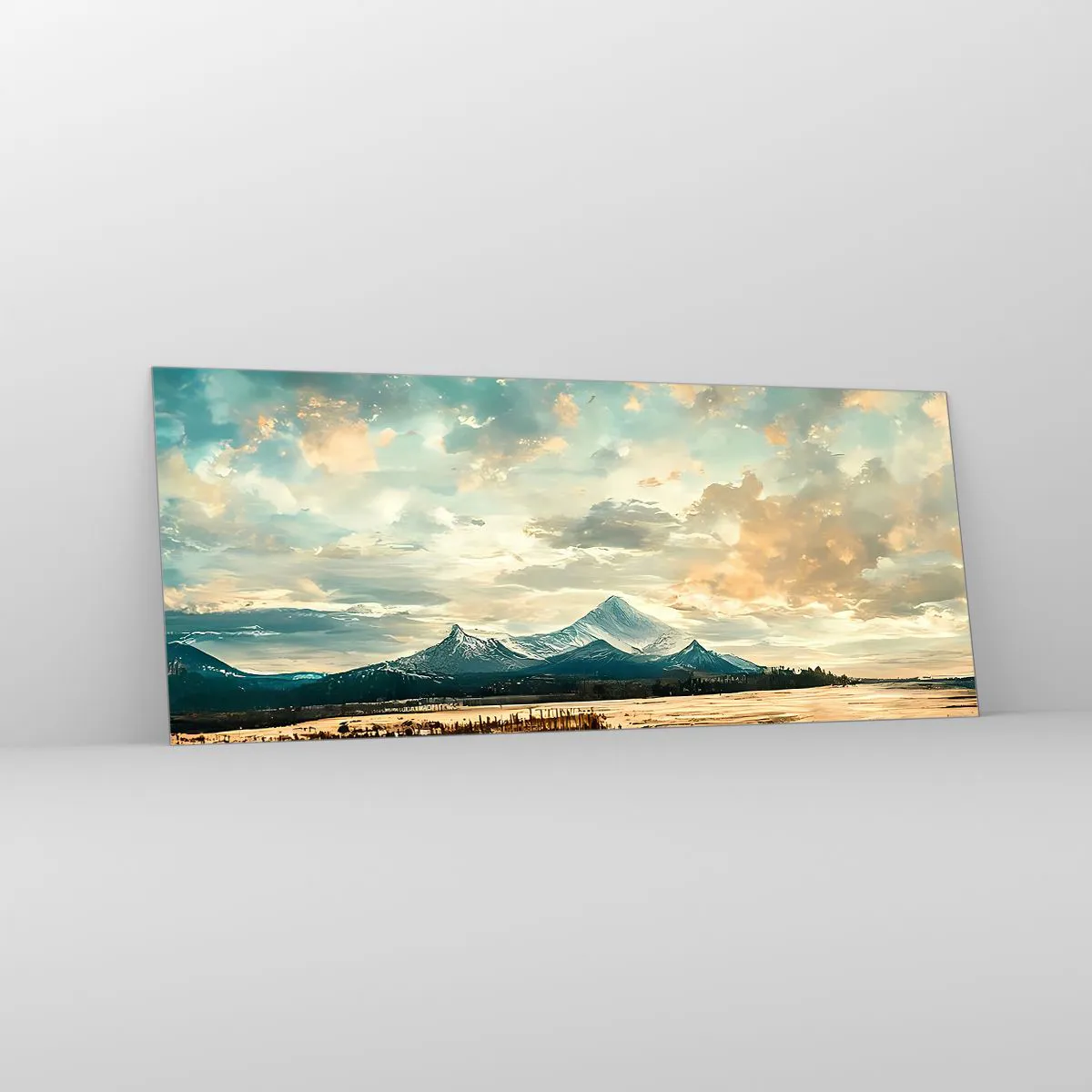 Glass picture - Under Heaven's Protection - 100x40 cm
