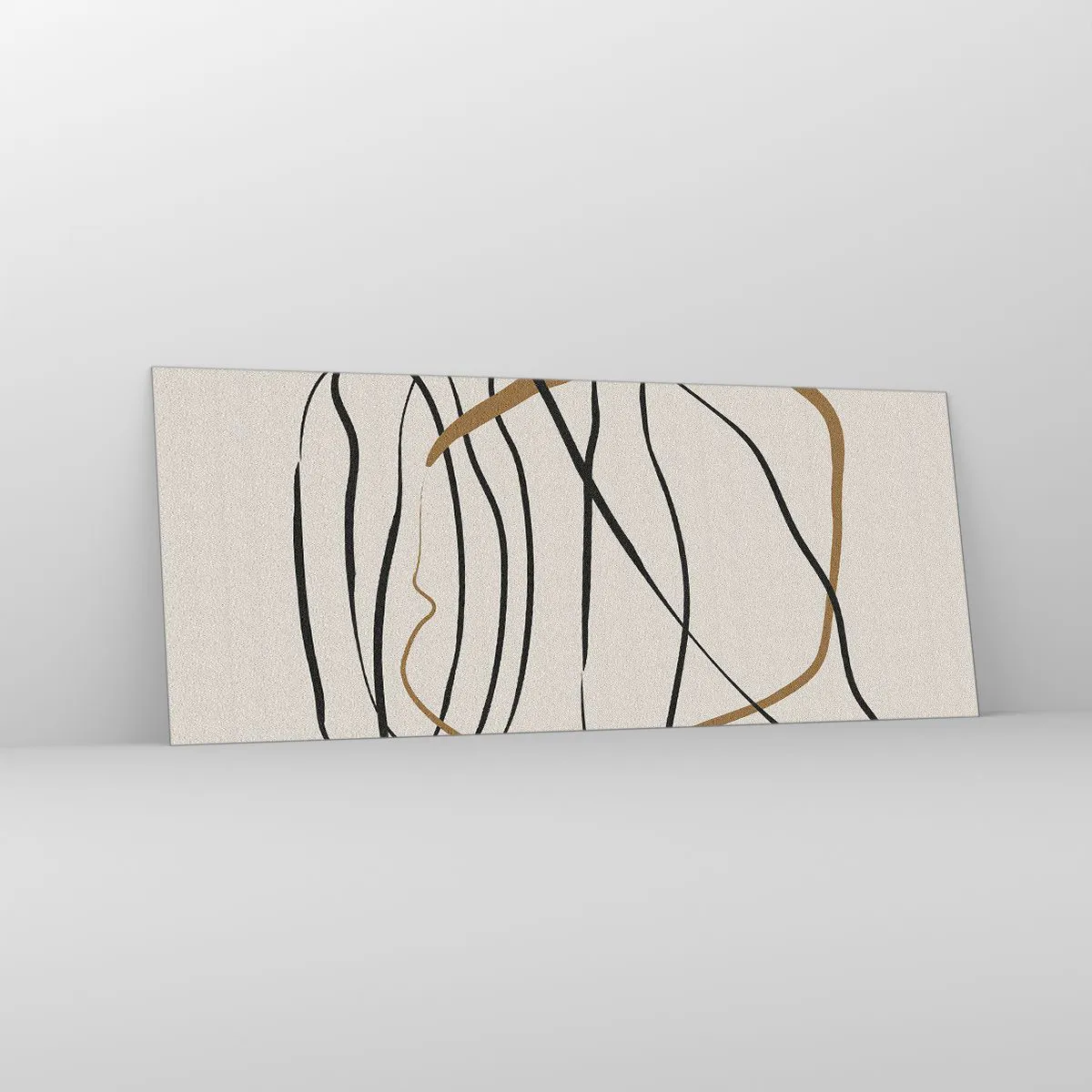 Obraz na szkle - Kompozycja – taniec opętaniec - 100x40 cm