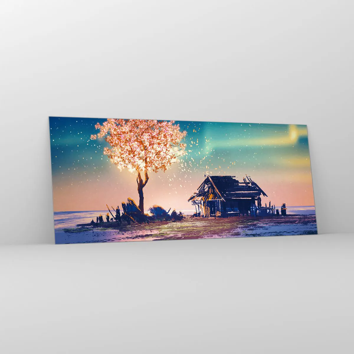 Üveg kép - A természet nem múlik el - 120x50 cm