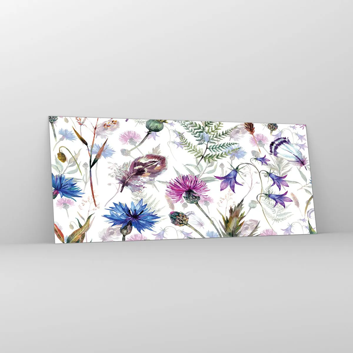 Üveg kép - Lengyel herbárium - 120x50 cm