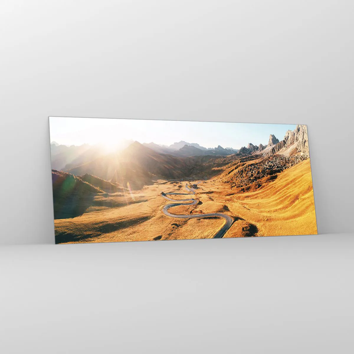 Üveg kép - Egy arany völgyben - 120x50 cm