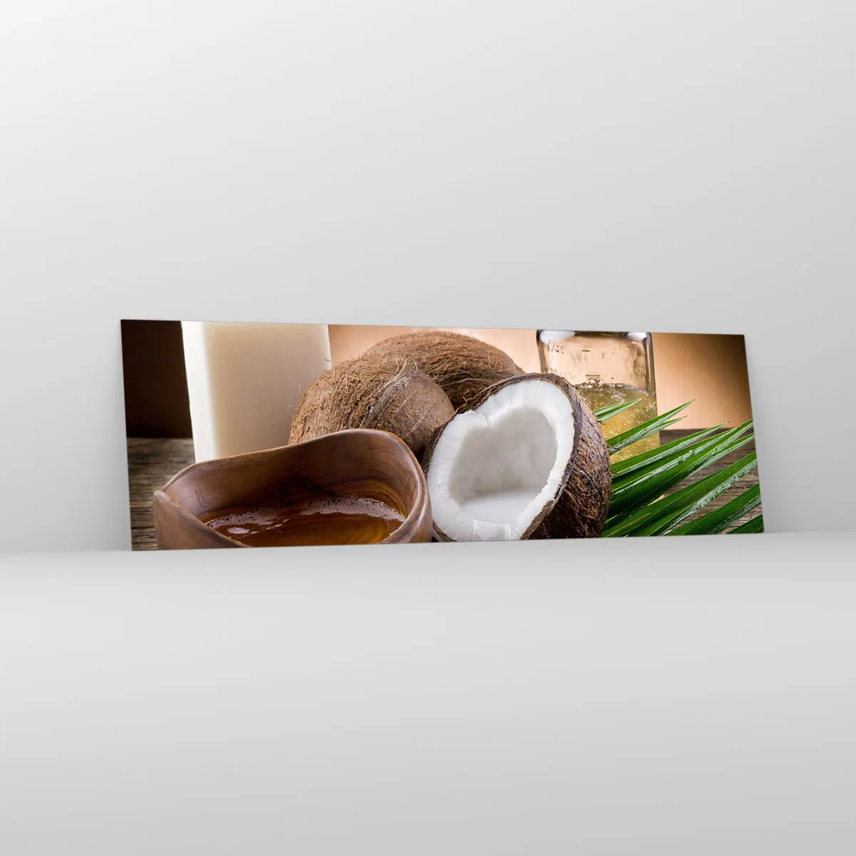 Üveg kép - Egészség a trópusi szigetekről - 160x50 cm