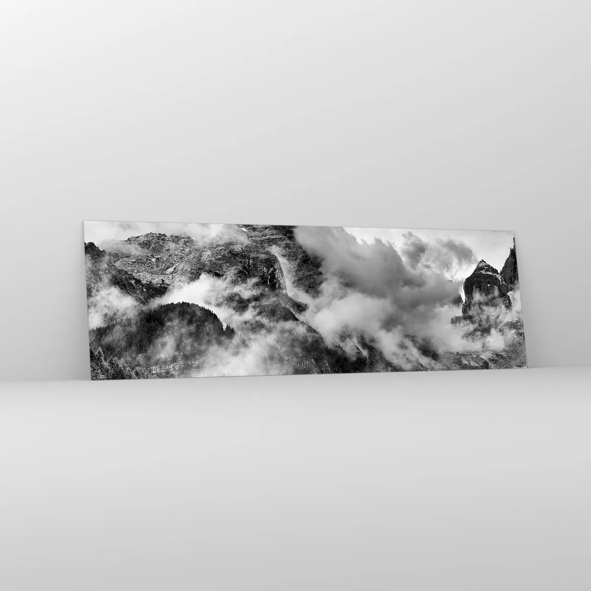 Schilderen op glas - Mooi en wreed - 160x50 cm