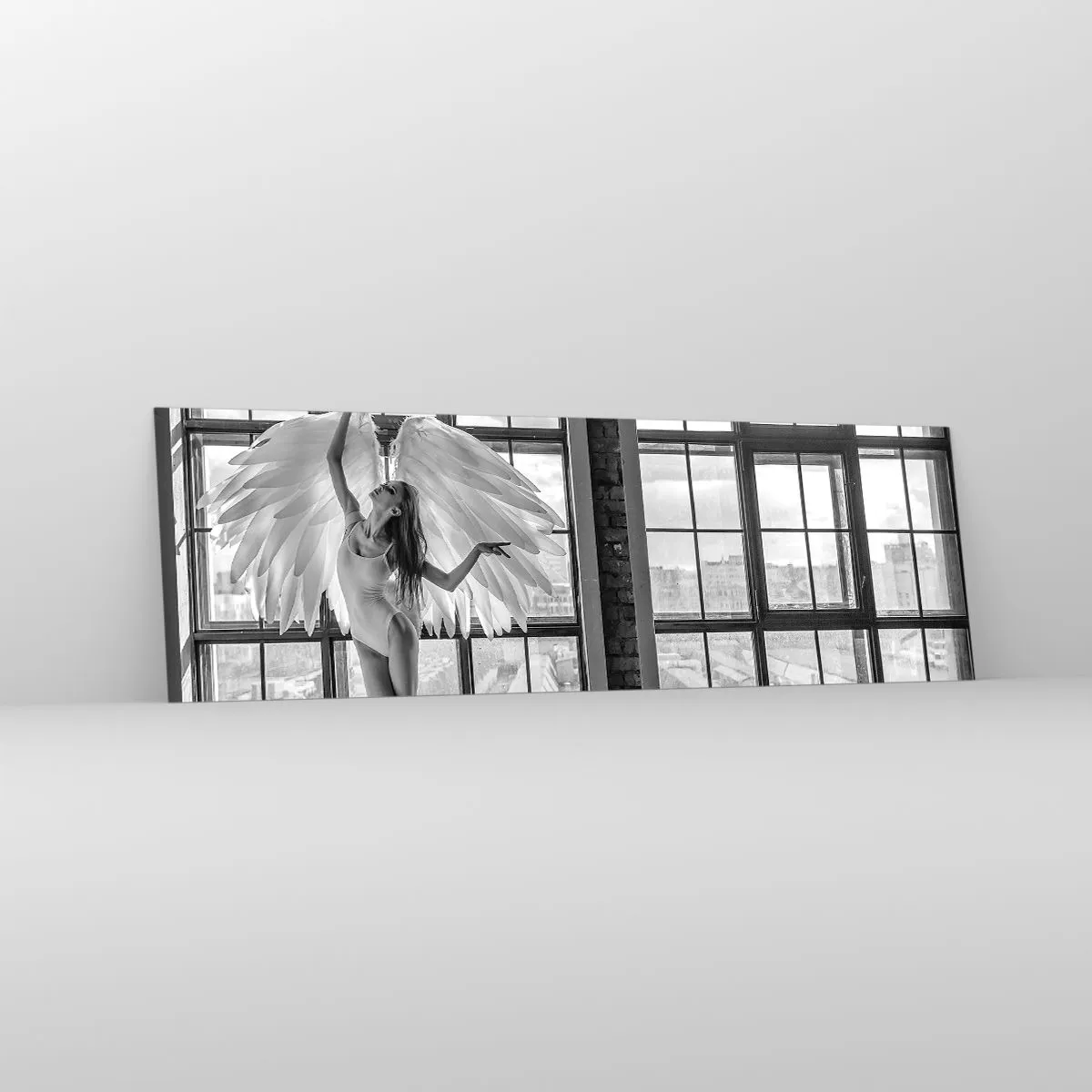 Quadro em vidro - Cidade dos Anjos? - 160x50 cm