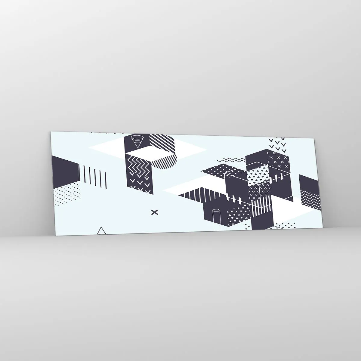 Obraz na szkle - W duszy matematyka - 90x30 cm