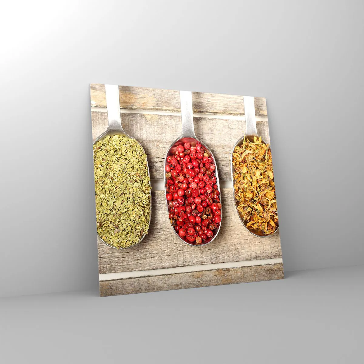 Üveg kép - Konyhai varázslat - 30x30 cm