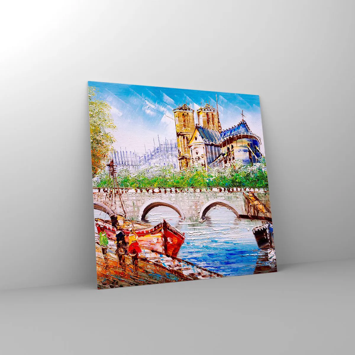 Cuadro sobre vidrio - Impresiones sobre Vidrio - Su tiempo nunca pasa - 30x30 cm