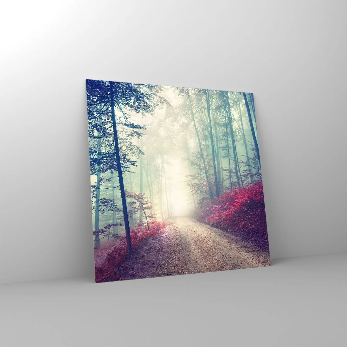 Obraz na skle - Je dobře vstát s východem slunce - 30x30 cm