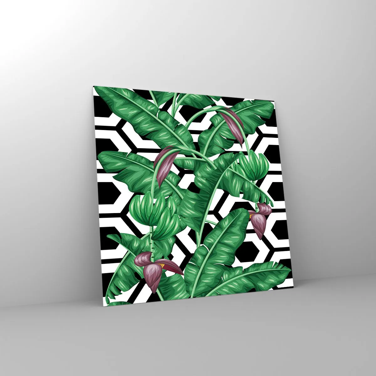 Üveg kép - Természeténél fogva szimmetrikus kompozíció - 30x30 cm