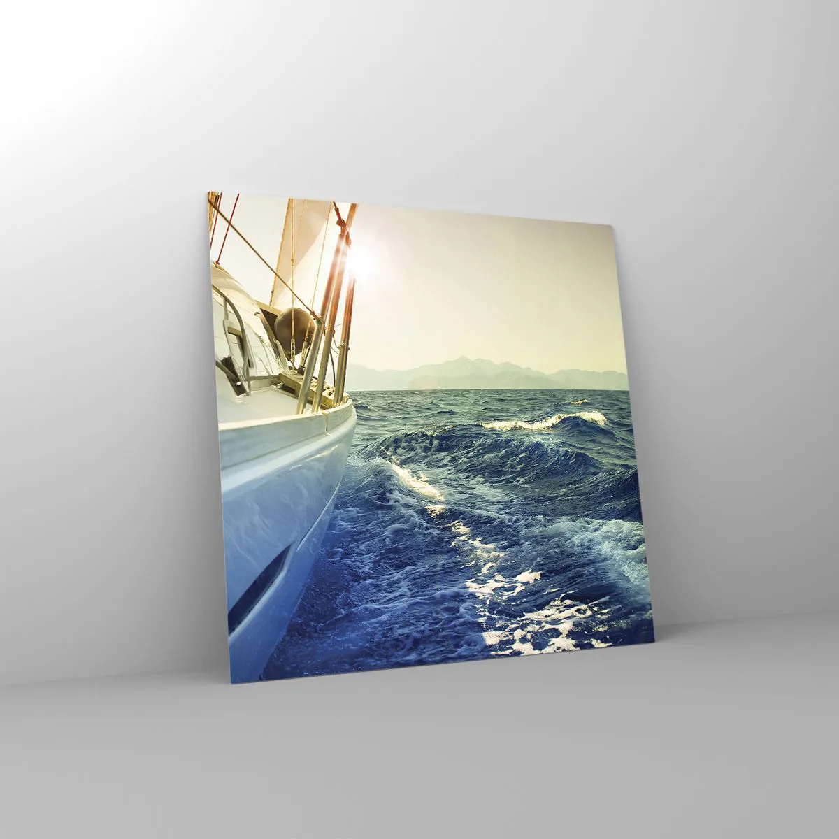 Impression sur verre - Image sur verre - Suite à l'aventure - 30x30 cm