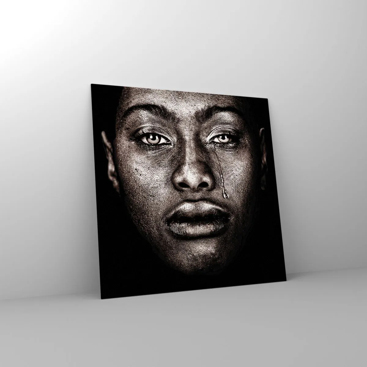 Glass picture - One Tear - 30x30 cm