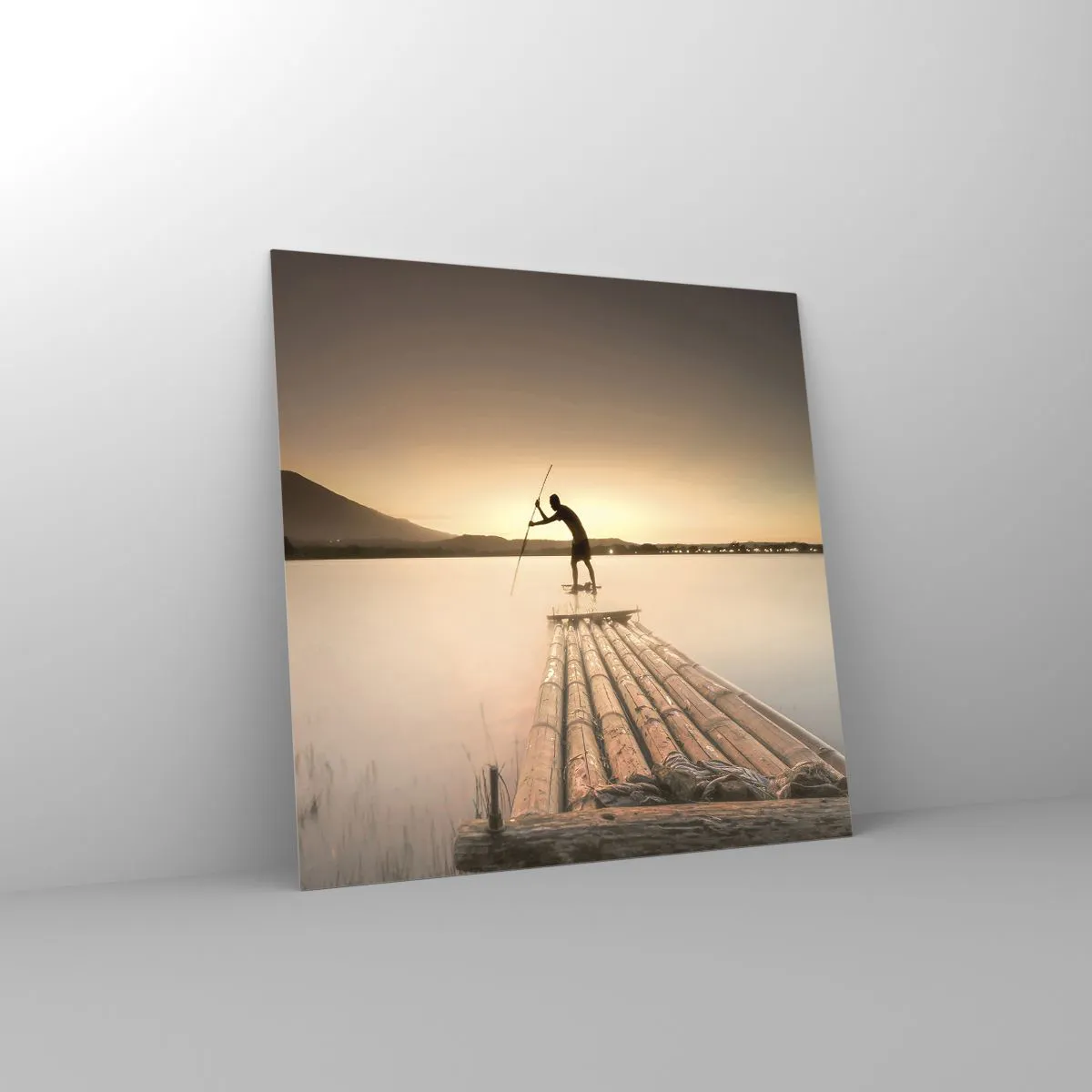 Impression sur verre - Image sur verre - Avant la fin du jour - 30x30 cm