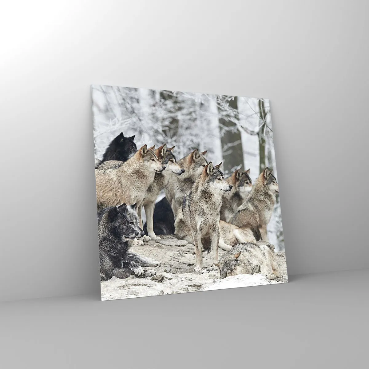 Schilderen op glas - Familie en vrienden - 30x30 cm