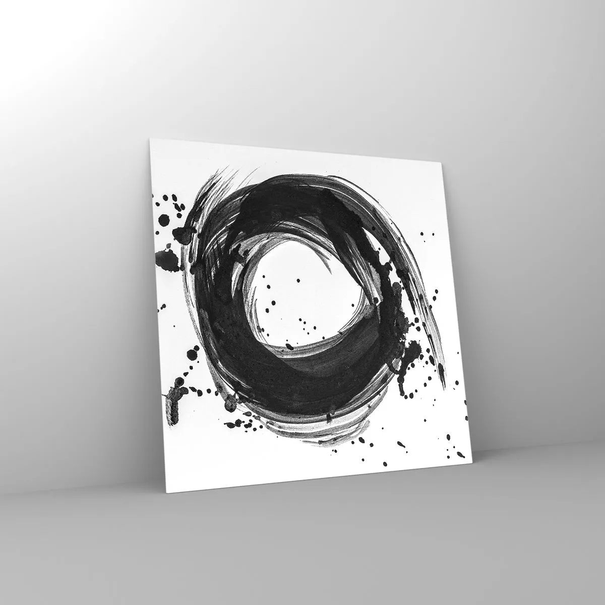 Tablou pe sticlă - Vortexul creației - 30x30 cm