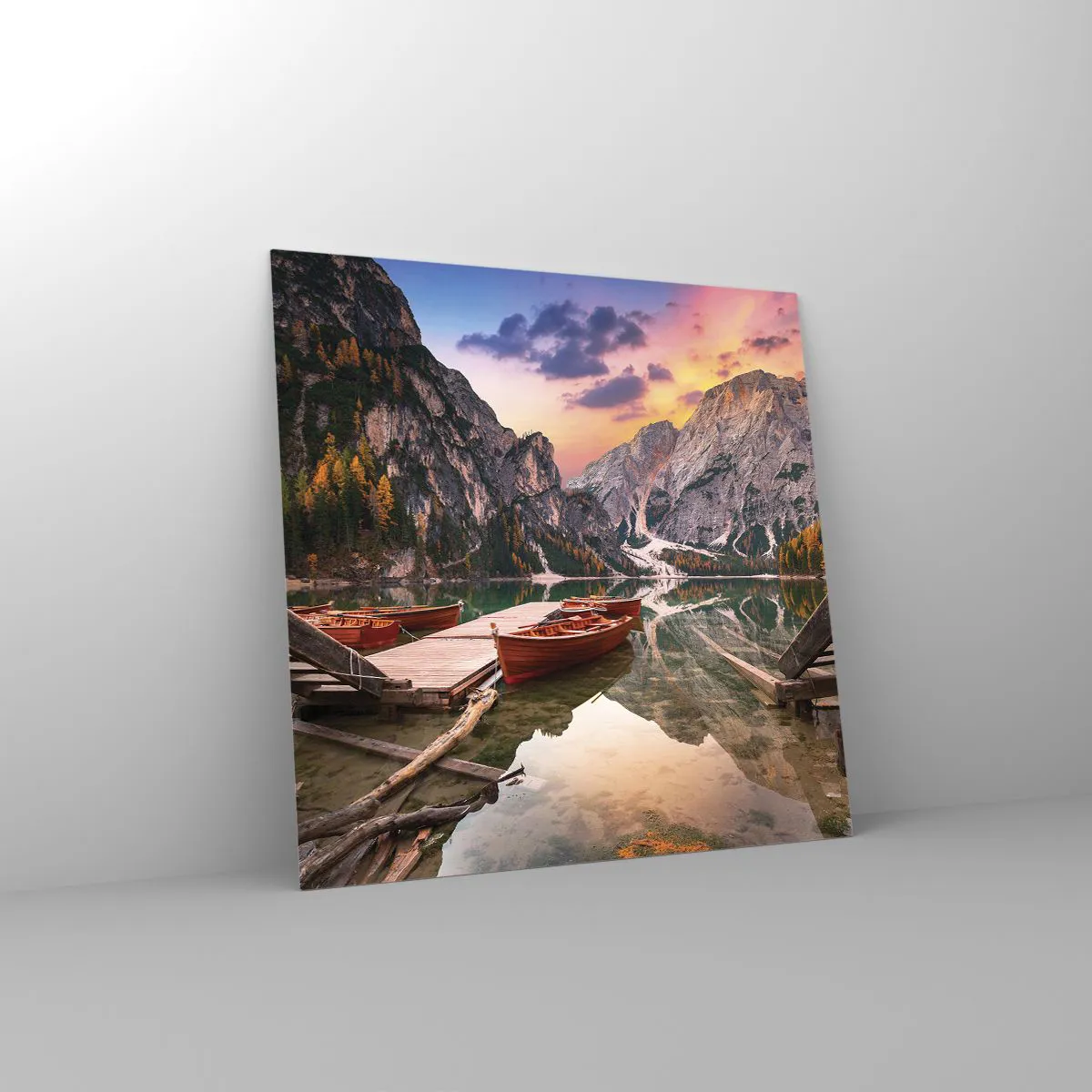 Üveg kép - A nap ígérete - 30x30 cm