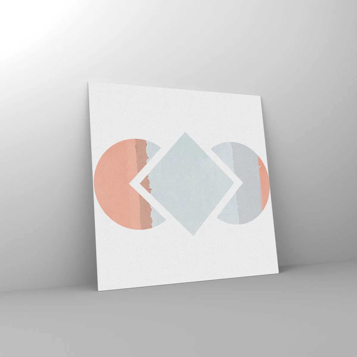 Obraz na skle - Situácia je jasná - 30x30 cm