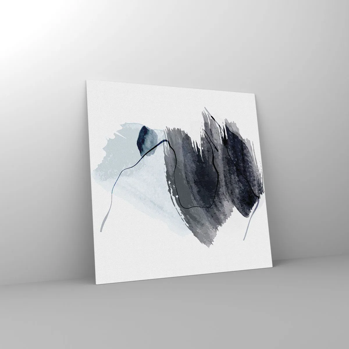 Obraz na skle - Intenzita a pohyb - 30x30 cm