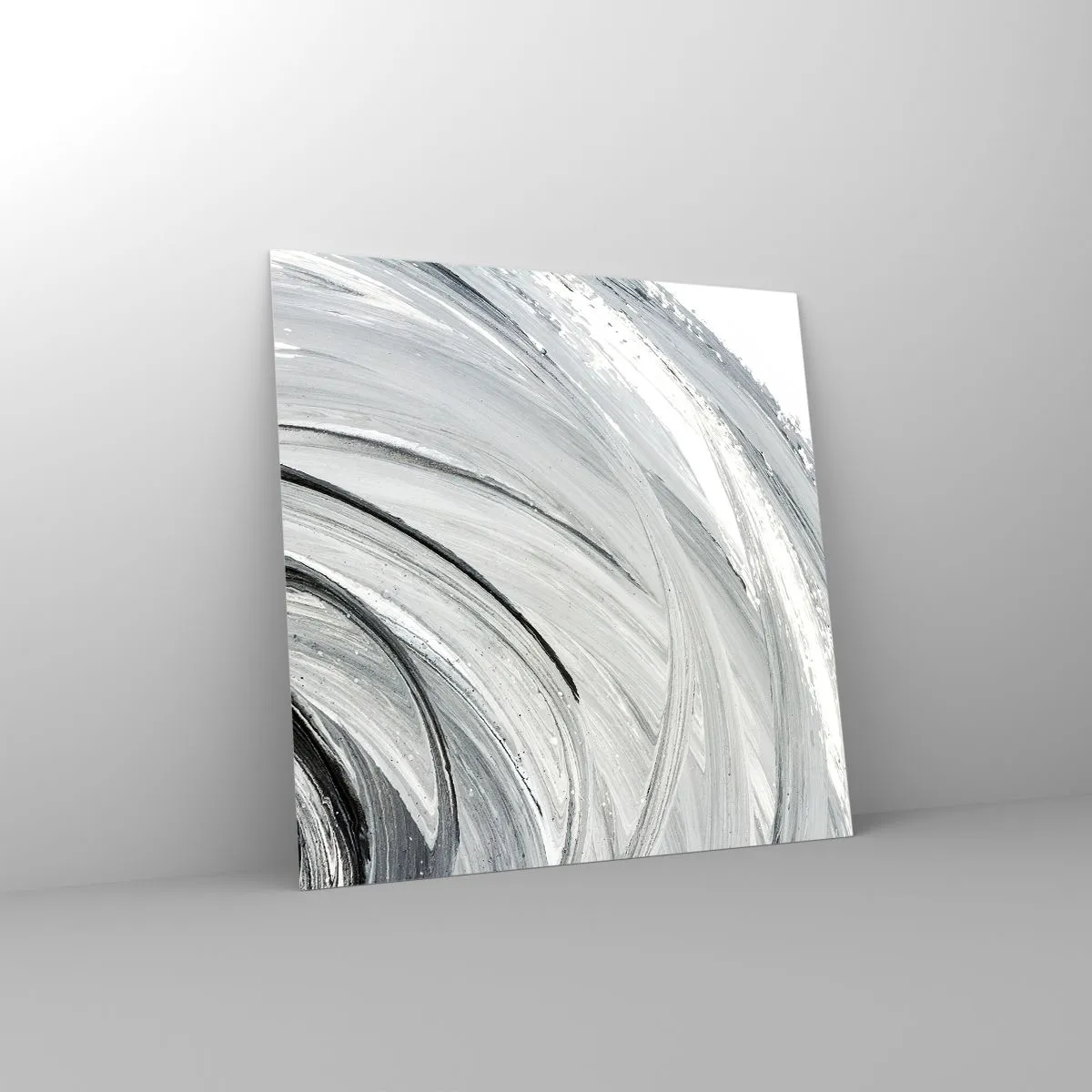 Tablou pe sticlă - Compoziție orbitală - 30x30 cm