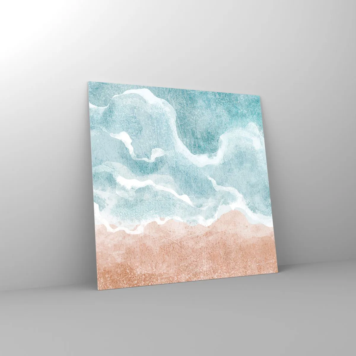 Üveg kép - Felhő absztrakció - 30x30 cm