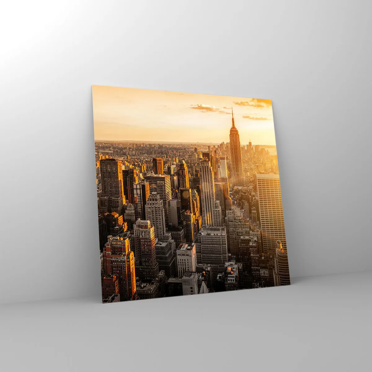 Cuadro sobre vidrio - Impresiones sobre Vidrio - Creciendo al sol - 40x40 cm