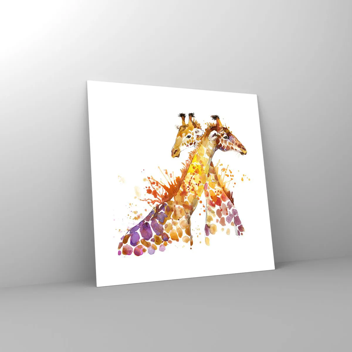 Tablou pe sticlă - Prietenie sau dragoste - 40x40 cm