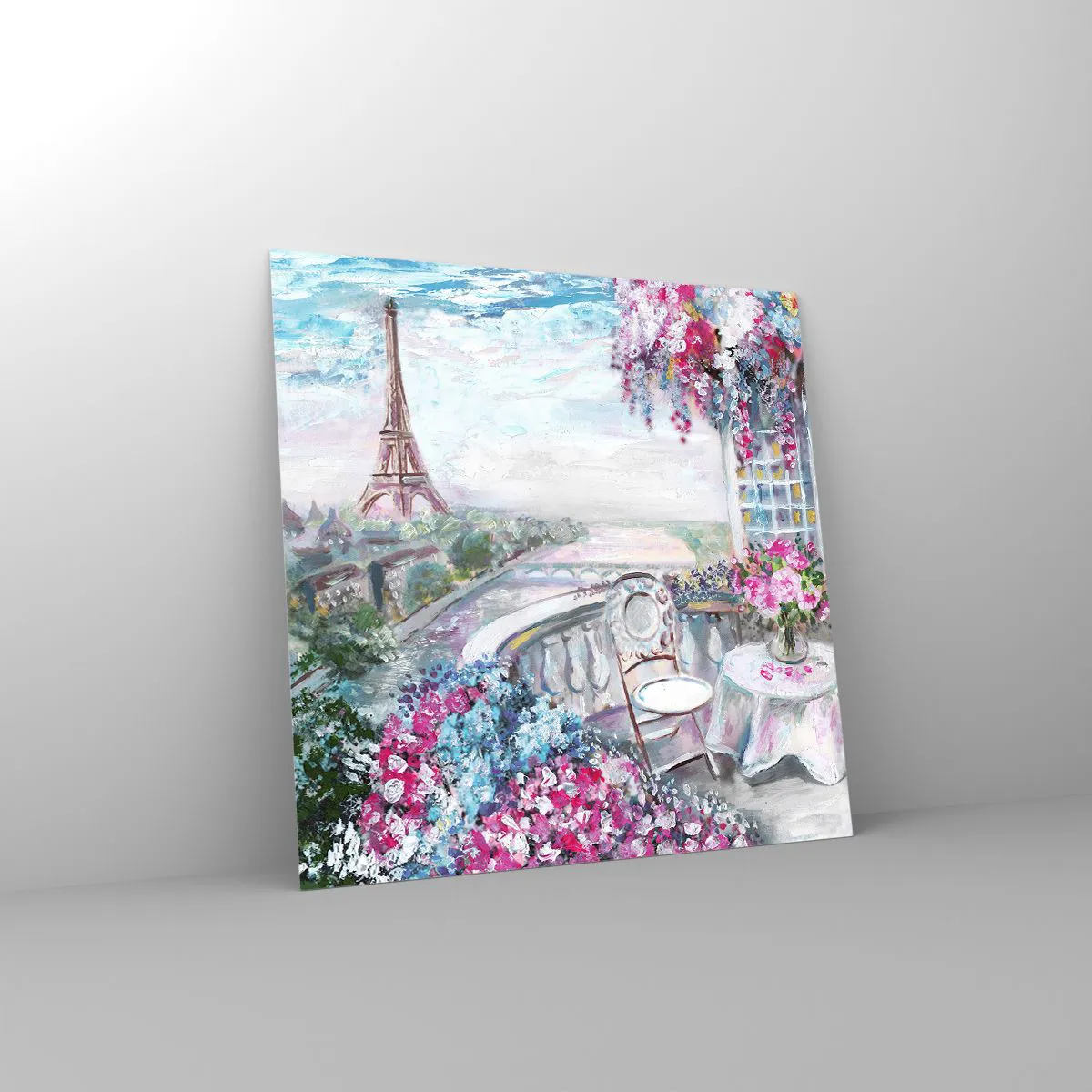 Obraz na szkle - Najpiękniej tu w maju - 40x40 cm