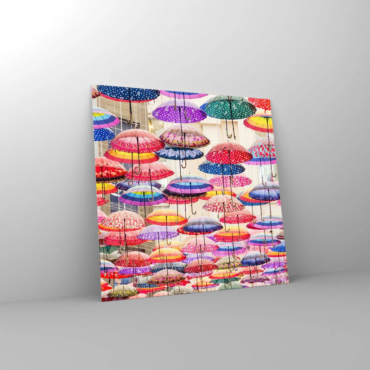 Üveg kép - Városi rét - 40x40 cm