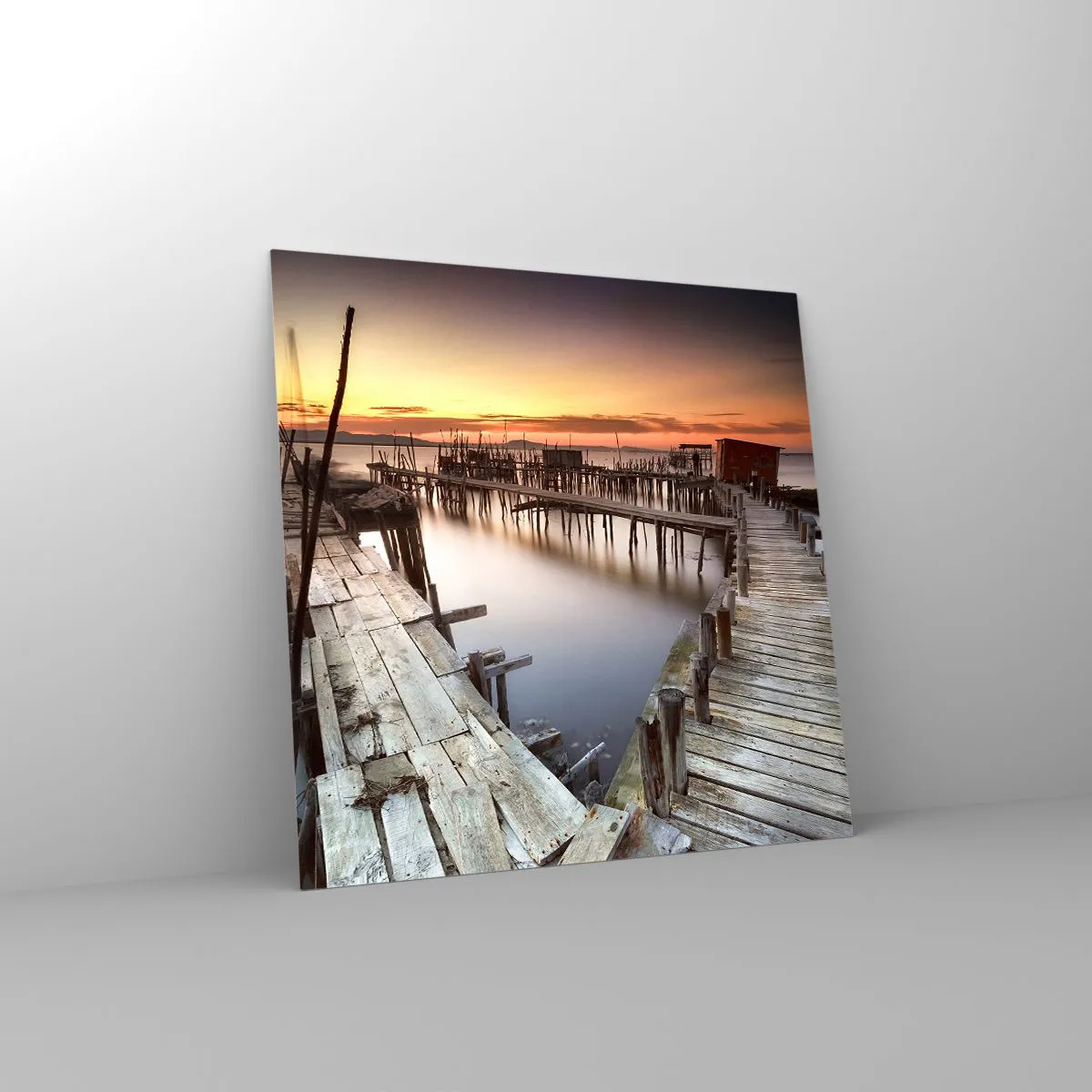 Quadro su vetro - Autentico, non una finzione turistica - 40x40 cm