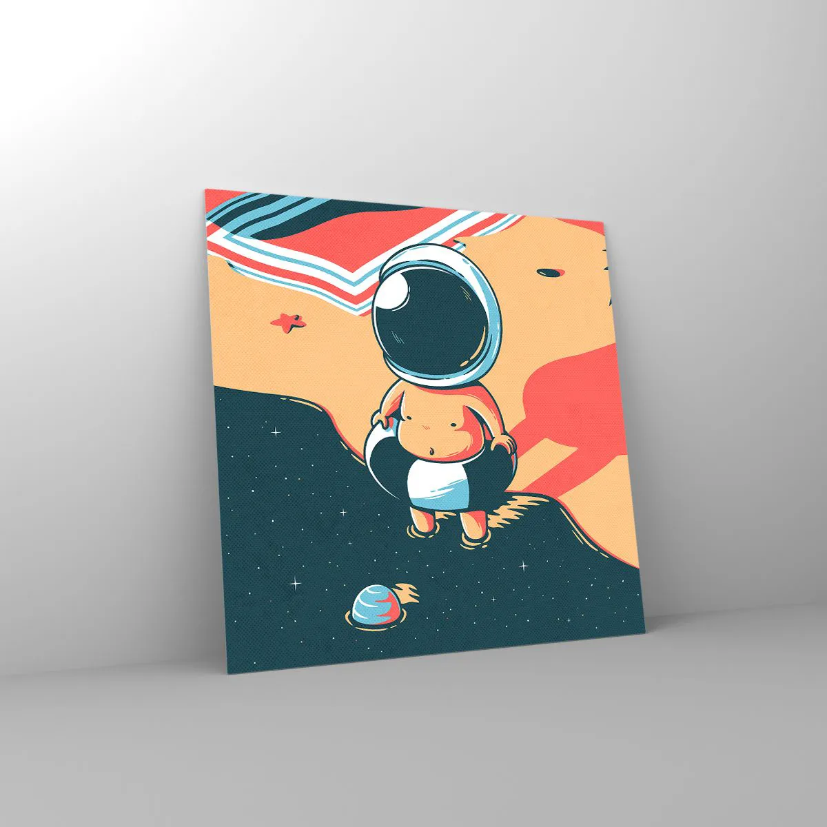 Impression sur verre - Image sur verre - Suivant une autre perspective - 40x40 cm