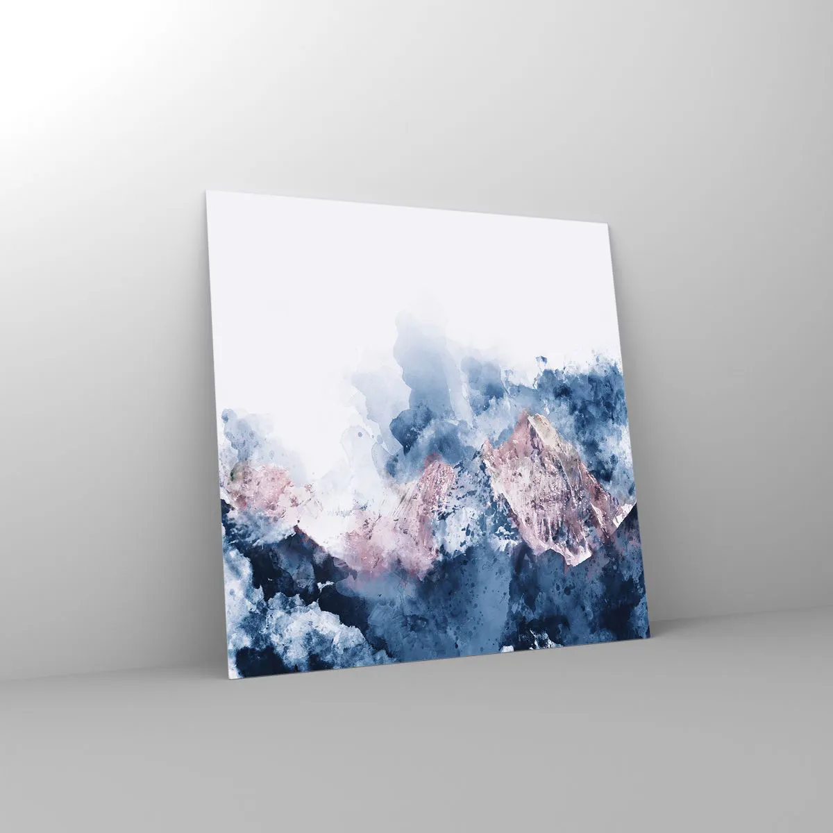 Quadro su vetro - Queste si che sono cime! - 40x40 cm